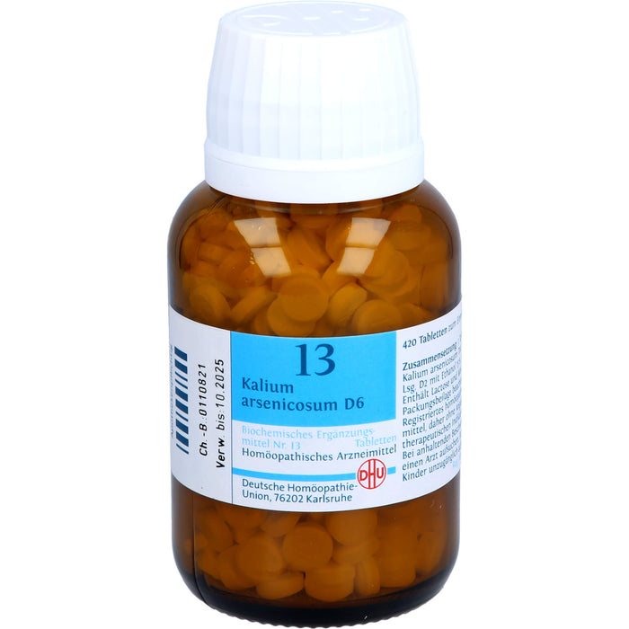 DHU Schüßler-Salz Nr. 13 Kalium arsenicosum D6 Tabletten, 420 pcs. Tablets