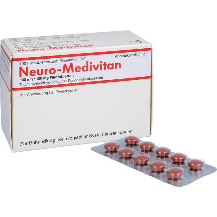 Neuro-Medivitan, 100 mg/100 mg, Filmtabletten, 100 St FTA