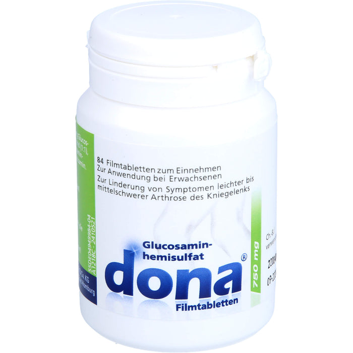 dona 750 mg Tabletten bei Arthrose des Kniegelenks, 84 St. Tabletten