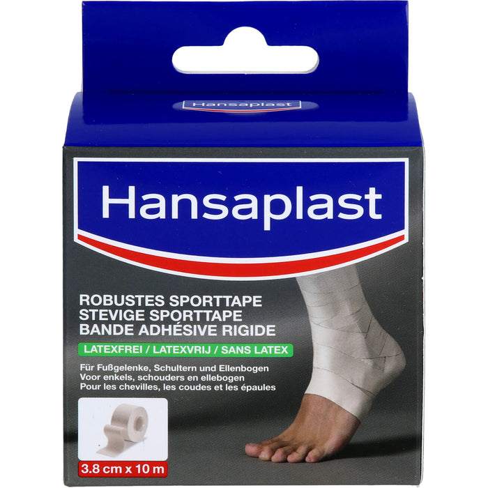 Hansaplast Robustes Sporttape Weiß 3,8cm x 10m, 1 St BAN