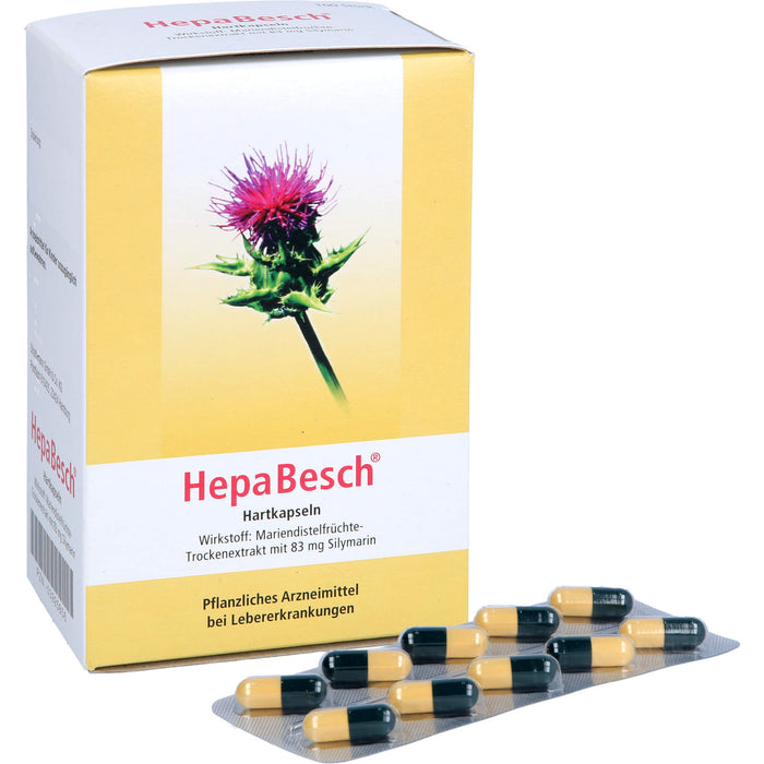 HepaBesch Hartkapseln bei Lebererkrankungen, 100 pc Capsules