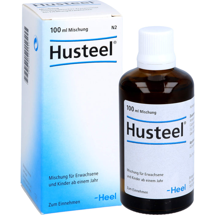 Husteel Tropfen bei Erkältungskrankheiten, 100 ml Lösung