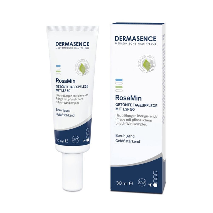 DERMASENCE RosaMin getönte Tagespflege LSF 50 Creme, 30 ml Creme