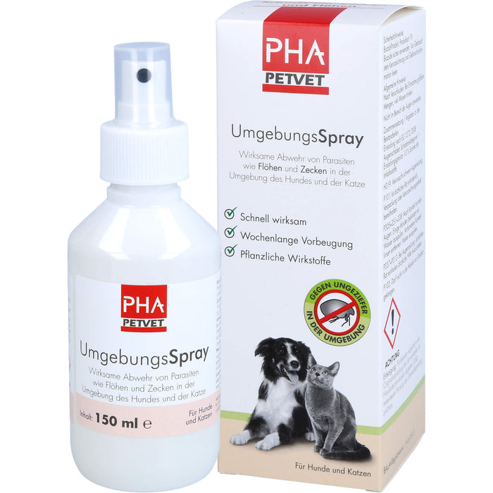 PHA UmgebungsSpray für Hunde und Katzen, 150 ml SPR