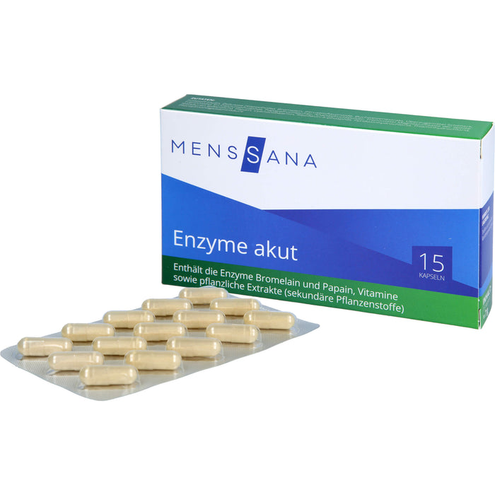 Enzyme akut MensSana, 15 St KAP