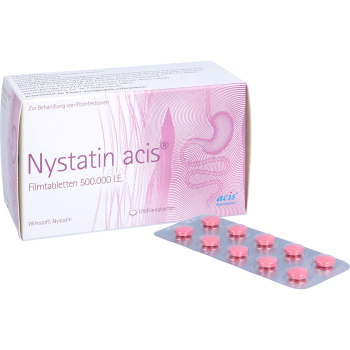 Nystatin acis Filmtabletten, 100 pc Tablettes