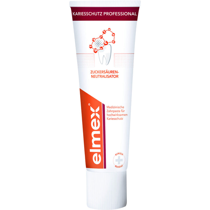 Elmex Kariesschutz Professional medizinische Zahnpasta, 75 ml Zahncreme