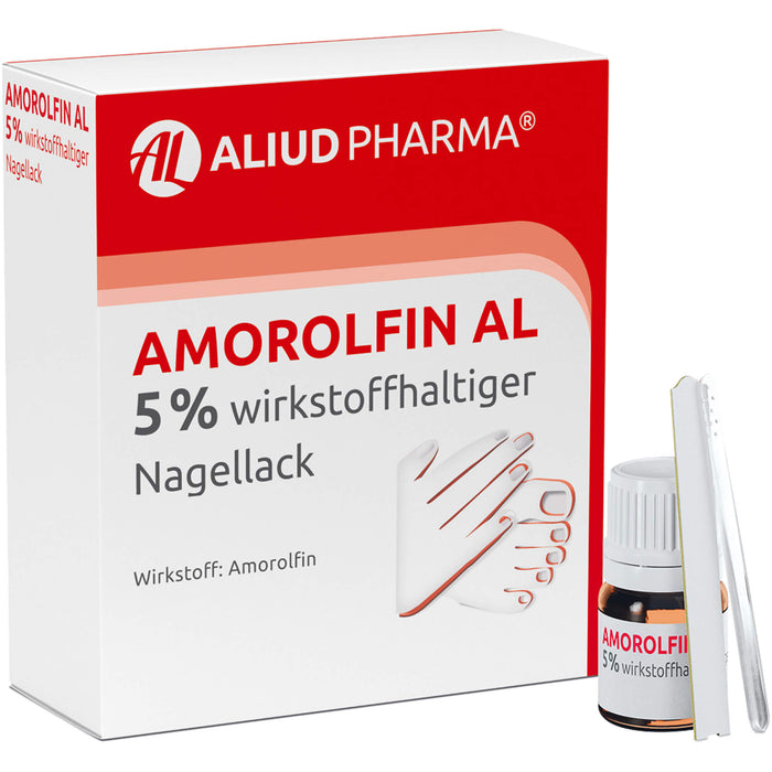 Amorolfin AL 5 % wirkstoffhaltiger Nagellack, 3 ml Nail varnish containing active ingredients