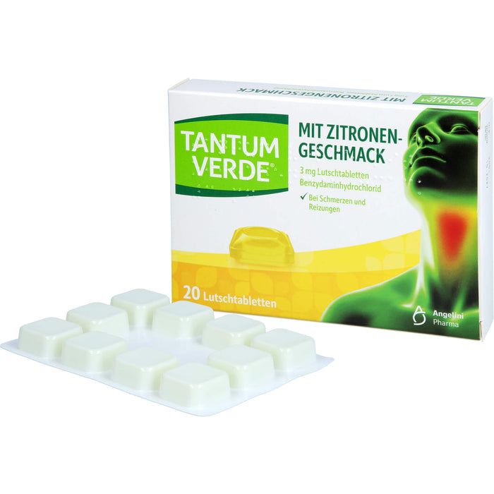 Tantum Verde Lutschtabletten mit Zitronengeschmack, 20 pcs. Tablets