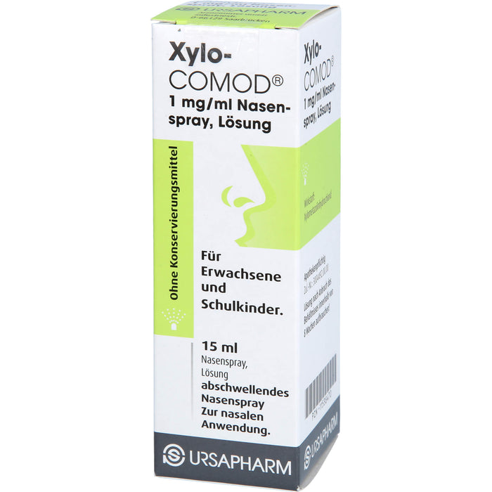 Xylo-COMOD 1 mg/ml Nasenspray zum Abschwellen der Nasenschleimhaut, 15 ml Solution