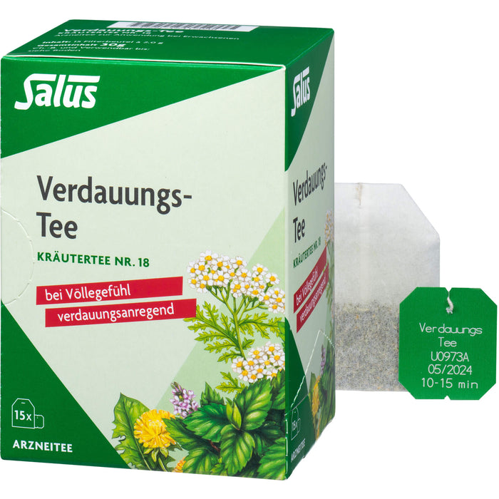 Salus Verdauungs-Tee Kräutertee Nr. 18, 15 pcs. Filter bag