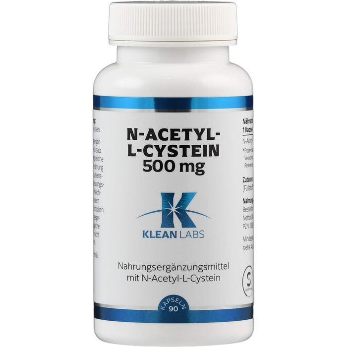 N-Acetyl-L-Cystein 500mg KLEAN LABS, 90 St KAP