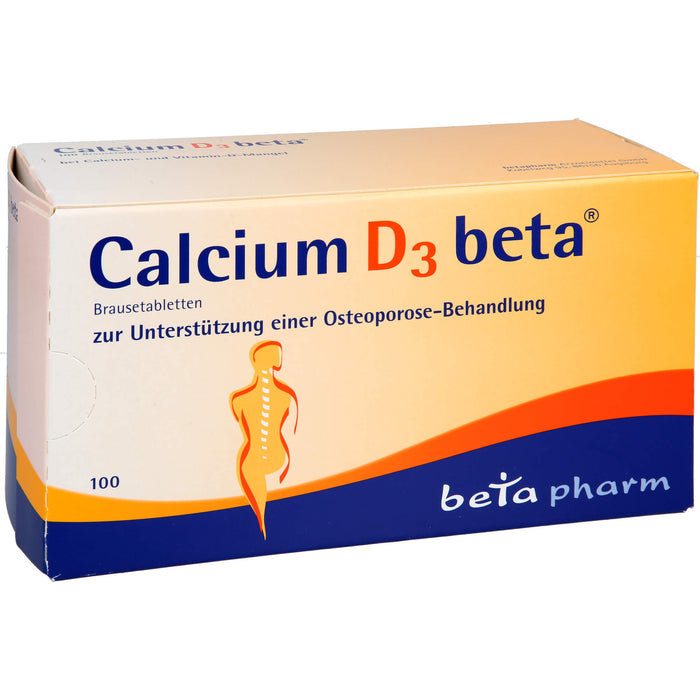 Calcium D3 beta Brausetabletten, 100 pcs. Tablets