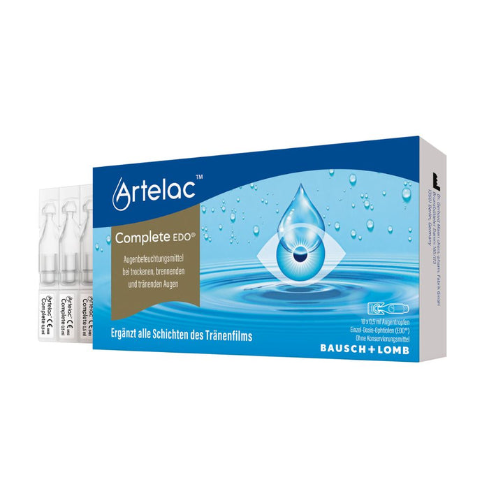 Artelac Complete Augentropfen EDO, 10 pcs. Single-dose pipettes