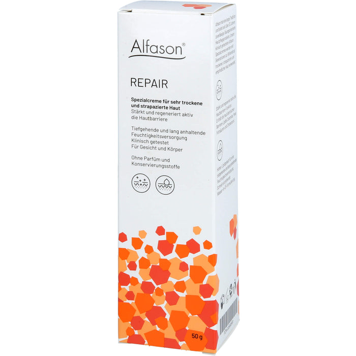 Alfason Repair Creme für trockene Haut, 50 g Crème