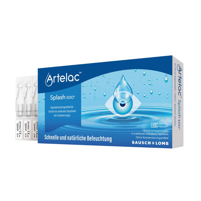 Artelac Splash Augentropfen EDO, 10 pc Pipettes à dose unique