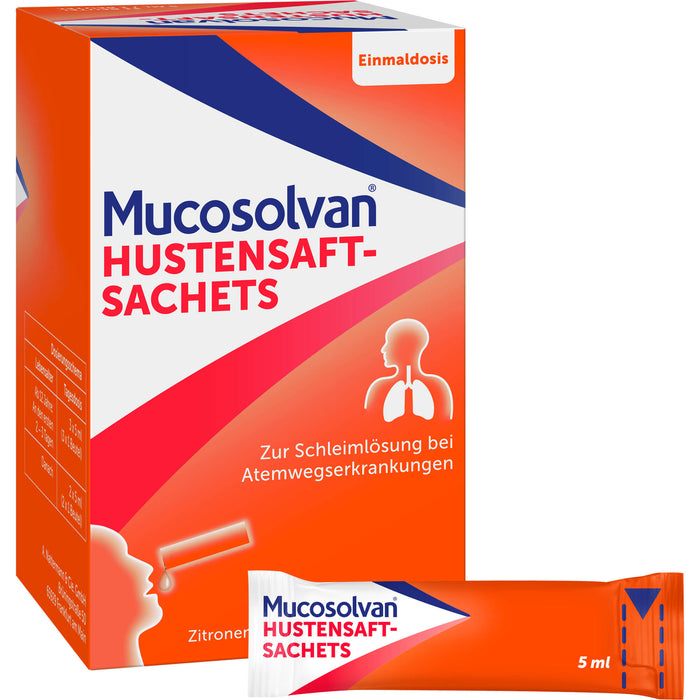 MUCOSOLVAN Hustensaft-Sachets, 21 St. Beutel