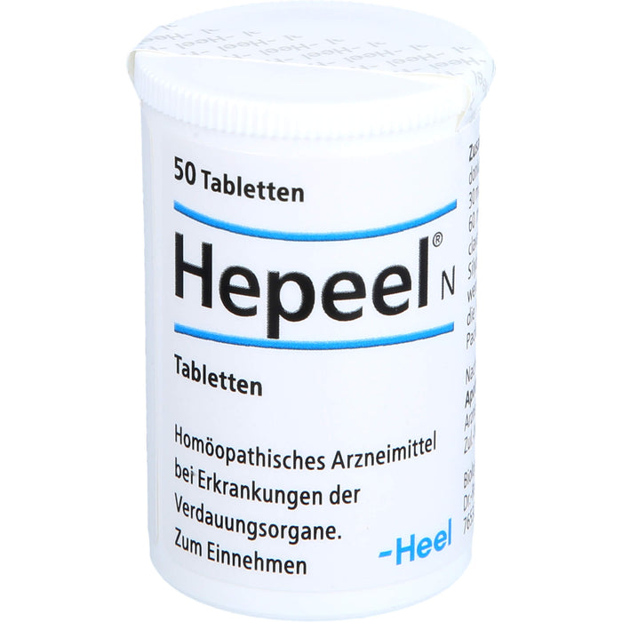 Hepeel N Tabletten bei Erkrankungen der Verdauungsorgane, 50 St. Tabletten