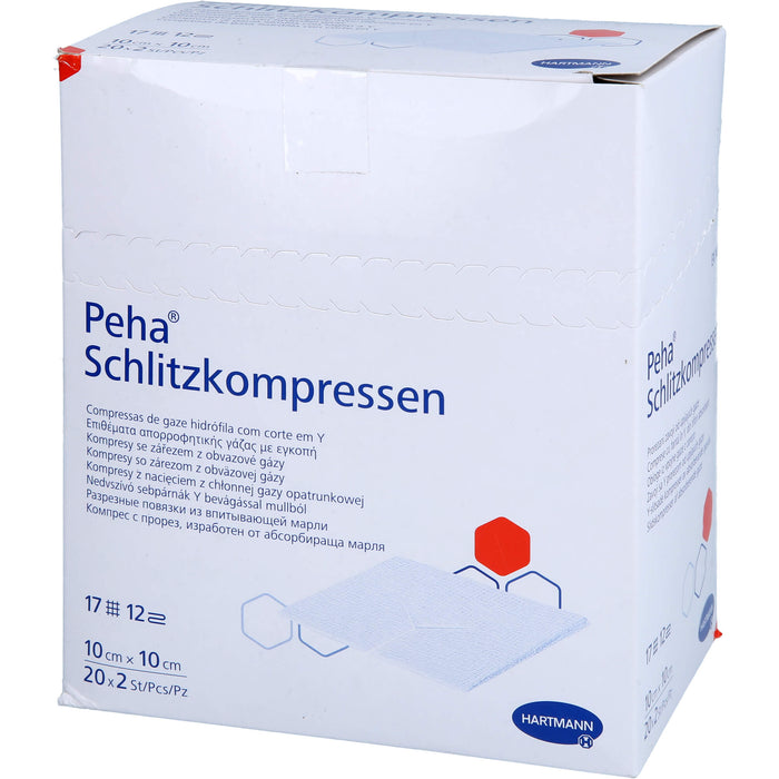 PEHA SCHLITZ STE 10X10CM, 20X2 St KOM