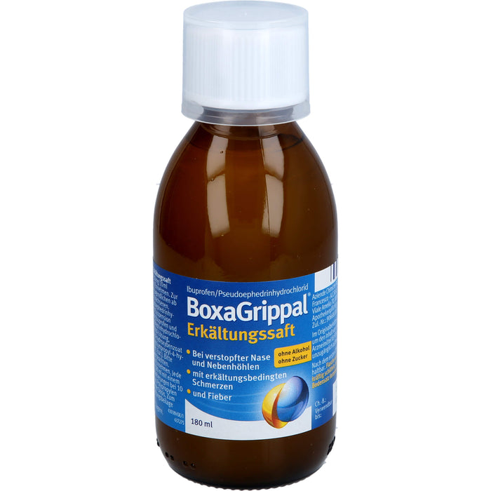 BoxaGrippal Erkältungssaft, 180 ml Solution