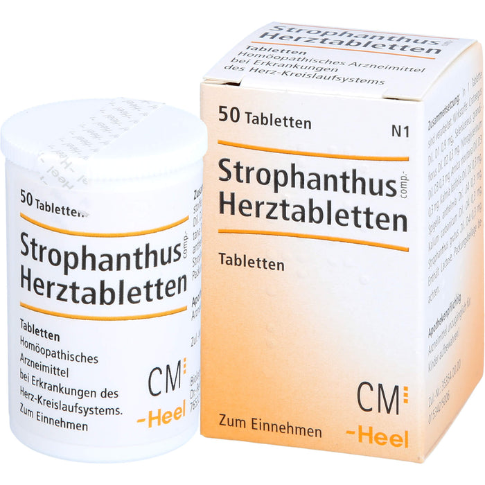 Strophantus comp. Herztabletten Heel, 50 pcs. Tablets