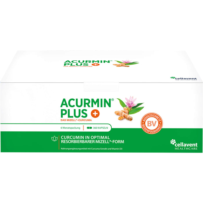 ACURMINPlus - Das Mizell-Curcuma. Weichkapseln, 360 St WKA