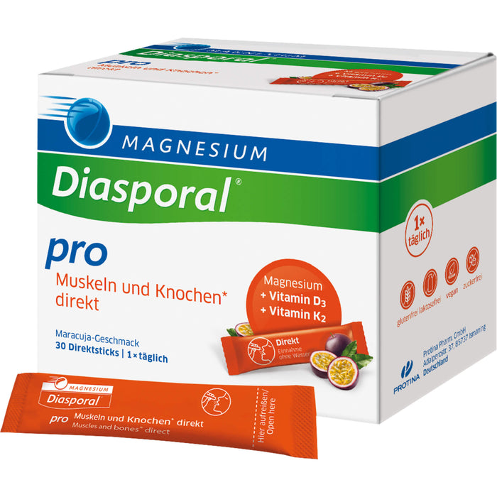 MAGNESIUM DIASPORAL PRO+D3+K2 Muskeln+Knochen Dir., 30 St GRA