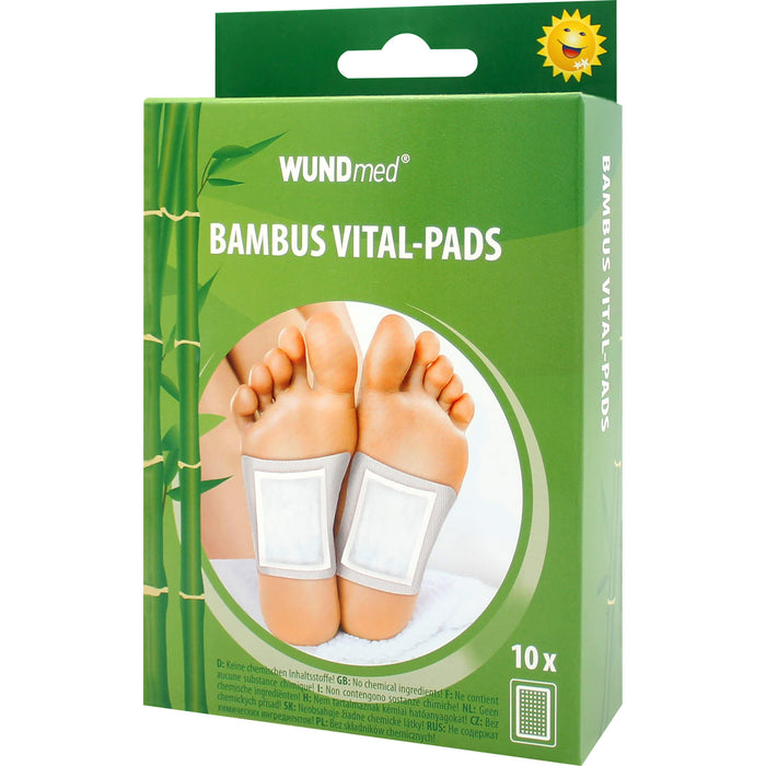 WUNDmed Bambus Vital-Pads zum Auftragen auf die Füße, 10 pc Pansement