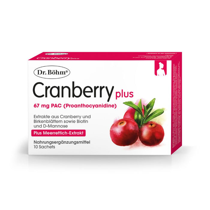 Dr Böhm Cranberry plus Sachets, 10 St. Beutel