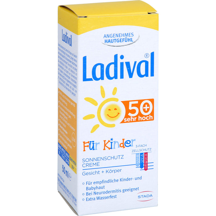 Ladival für Kinder LSF 50+ Sonnenschutz-Milch, 50 ml Creme