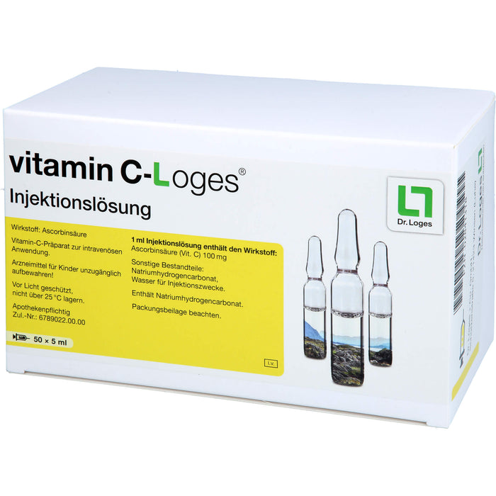 Vitamin C-Loges Injektionslösung, 50 pc Ampoules